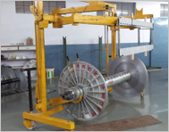 Hydraulic Warp Beam Carrier Trolley with Heald Support